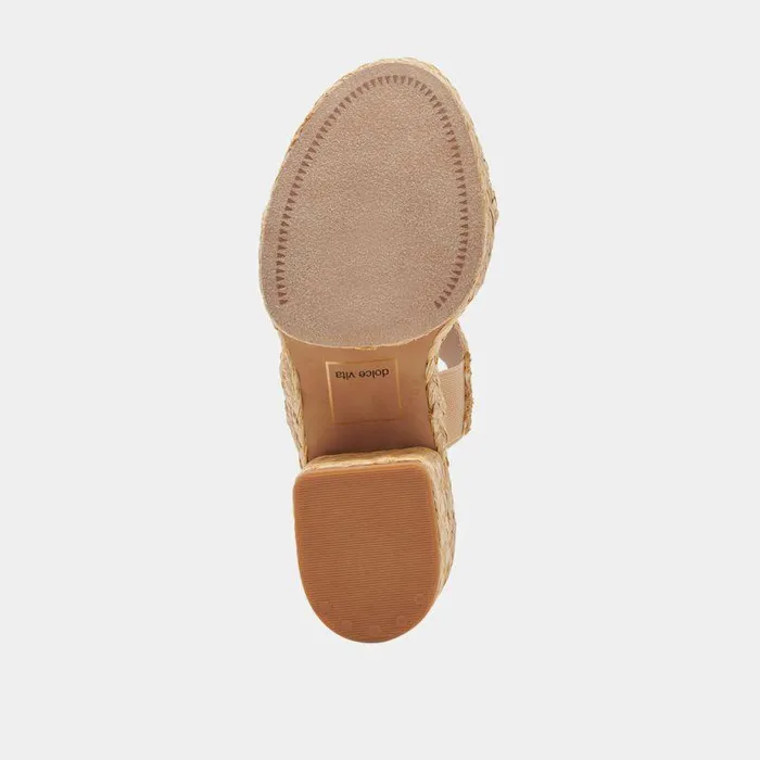 Heels Shop Dolce Vita Latoya Heels Lt Natural Raffia Lt Natural Raffia