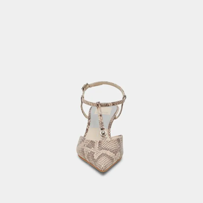 Heels Shop Dolce Vita Lavon Heels Sand Snake Embossed Sand Snake Embossed