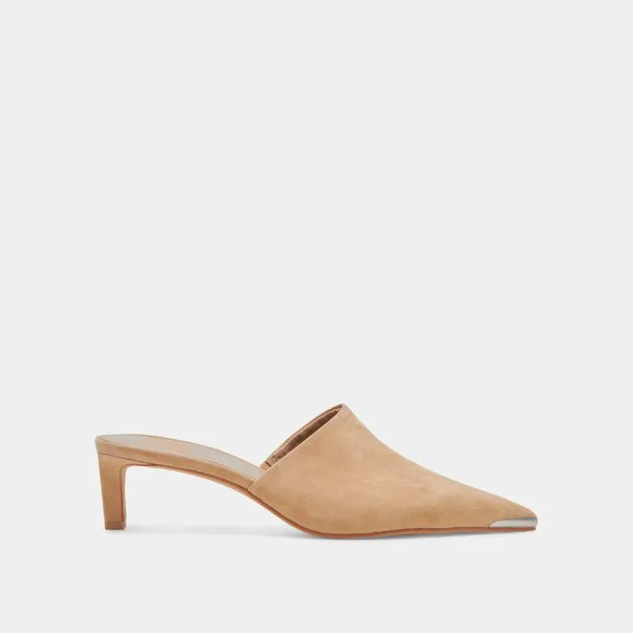 Heels Shop Dolce Vita Lexy Heels Camel Suede Camel Suede