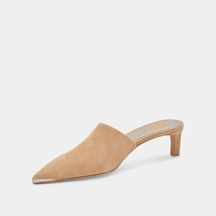 Heels Shop Dolce Vita Lexy Heels Camel Suede Camel Suede