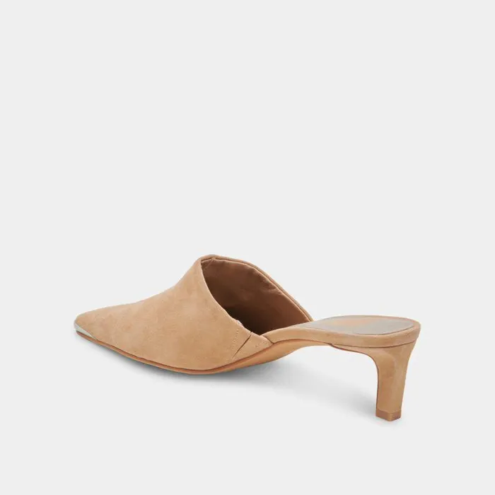 Heels Shop Dolce Vita Lexy Heels Camel Suede Camel Suede