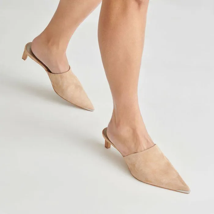 Heels Shop Dolce Vita Lexy Heels Camel Suede Camel Suede
