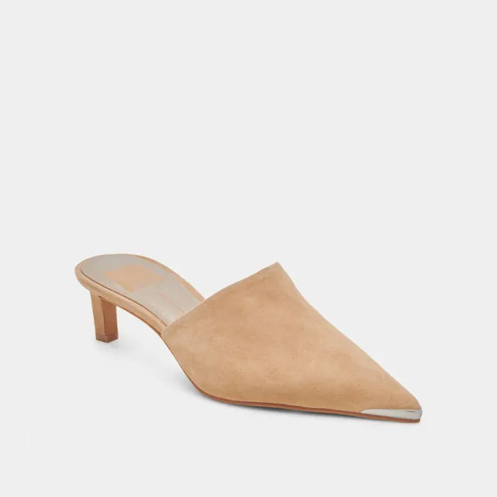Heels Shop Dolce Vita Lexy Heels Camel Suede Camel Suede