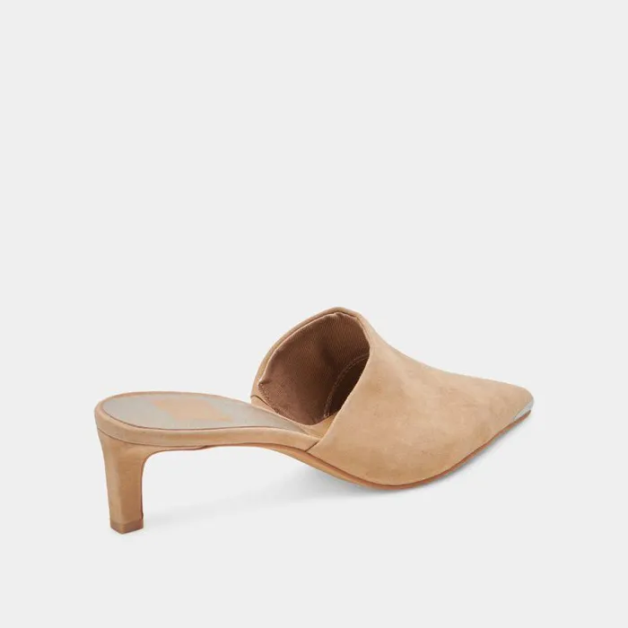 Heels Shop Dolce Vita Lexy Heels Camel Suede Camel Suede