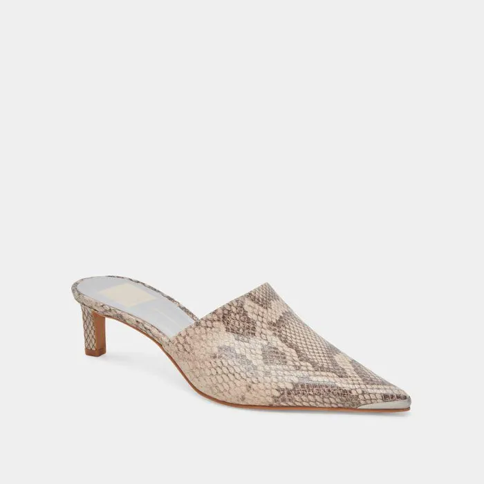 Heels Shop Dolce Vita Lexy Heels Sand Snake Embossed Sand Snake Embossed