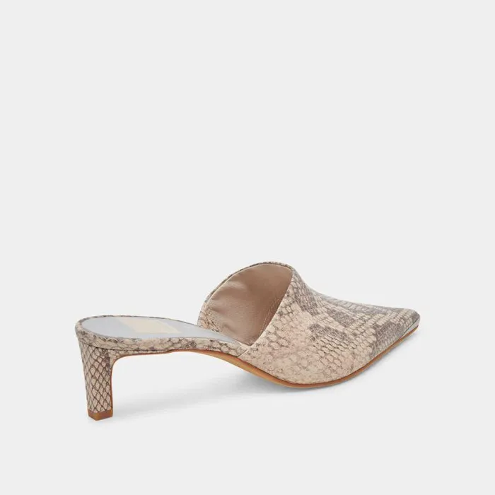 Heels Shop Dolce Vita Lexy Heels Sand Snake Embossed Sand Snake Embossed