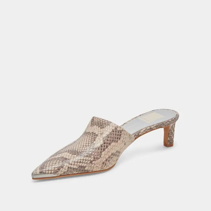 Heels Shop Dolce Vita Lexy Heels Sand Snake Embossed Sand Snake Embossed