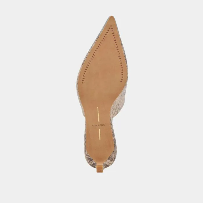 Heels Shop Dolce Vita Lexy Heels Sand Snake Embossed Sand Snake Embossed