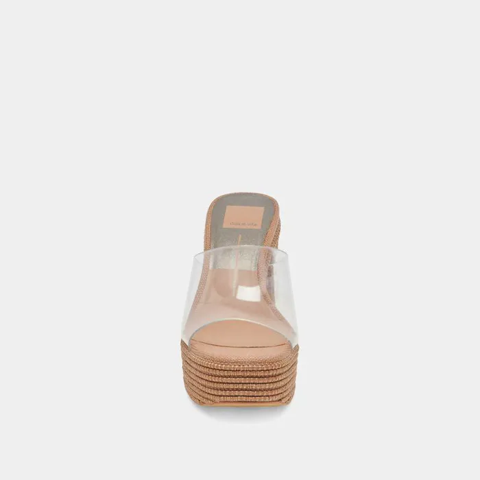 Heels Shop Dolce Vita Lichia Heels Cocoa Vinyl Cocoa Vinyl