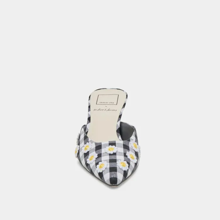 Heels Shop Dolce Vita Lilou Heels Black White Gingham Black White Gingham