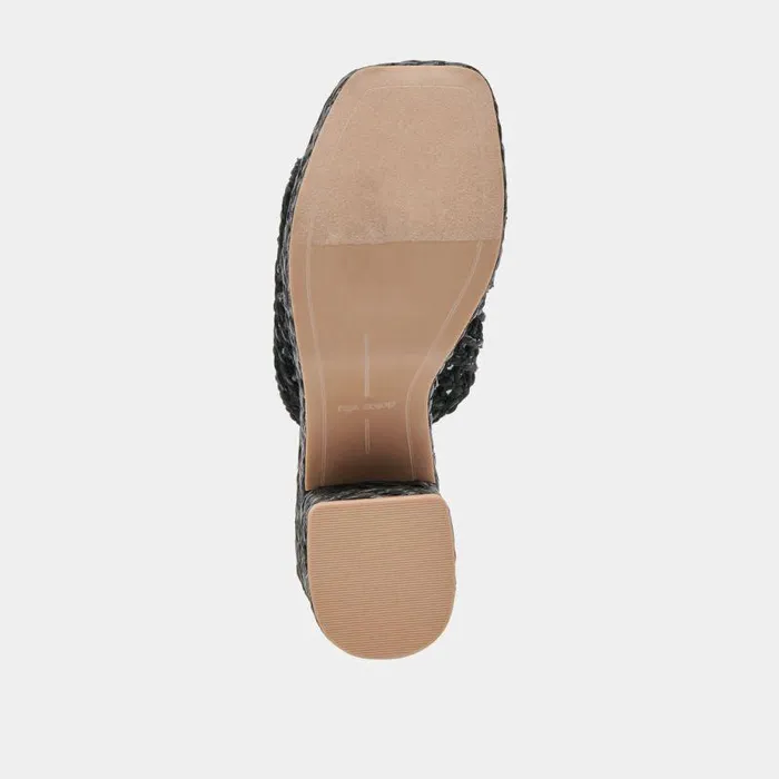 Heels Shop Dolce Vita Lisha Heels Onyx Raffia Onyx Raffia