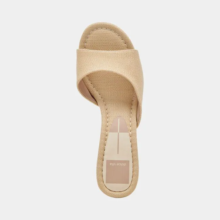 Heels Shop Dolce Vita Macoy Heels Lt Natural Raffia Lt Natural Raffia