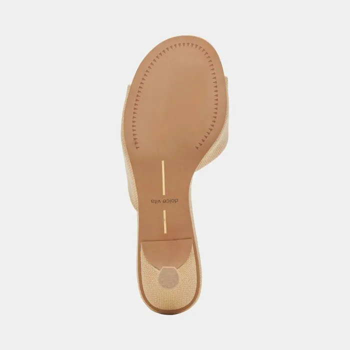 Heels Shop Dolce Vita Macoy Heels Lt Natural Raffia Lt Natural Raffia