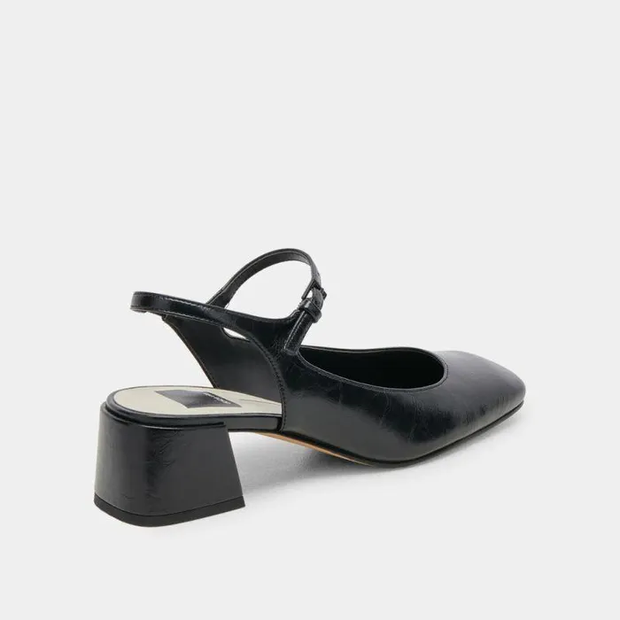 Heels Shop Dolce Vita Maggi Heels Midnight Crinkle Patent Midnight Crinkle Patent