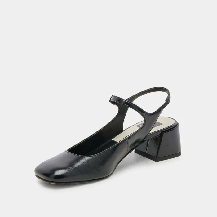 Heels Shop Dolce Vita Maggi Heels Midnight Crinkle Patent Midnight Crinkle Patent