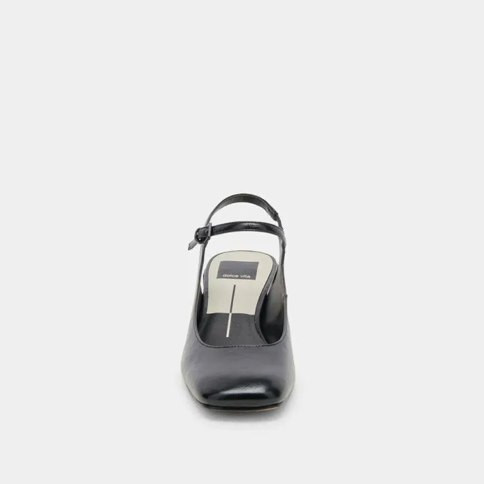 Heels Shop Dolce Vita Maggi Heels Midnight Crinkle Patent Midnight Crinkle Patent
