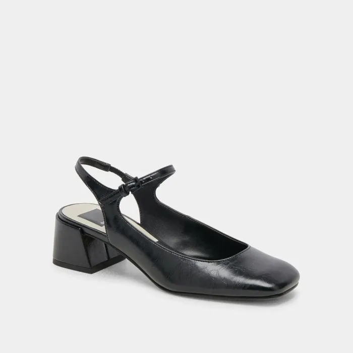 Heels Shop Dolce Vita Maggi Heels Midnight Crinkle Patent Midnight Crinkle Patent