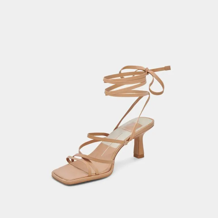 Heels Shop Dolce Vita Malabo Heels Light Tan Leather Light Tan Leather