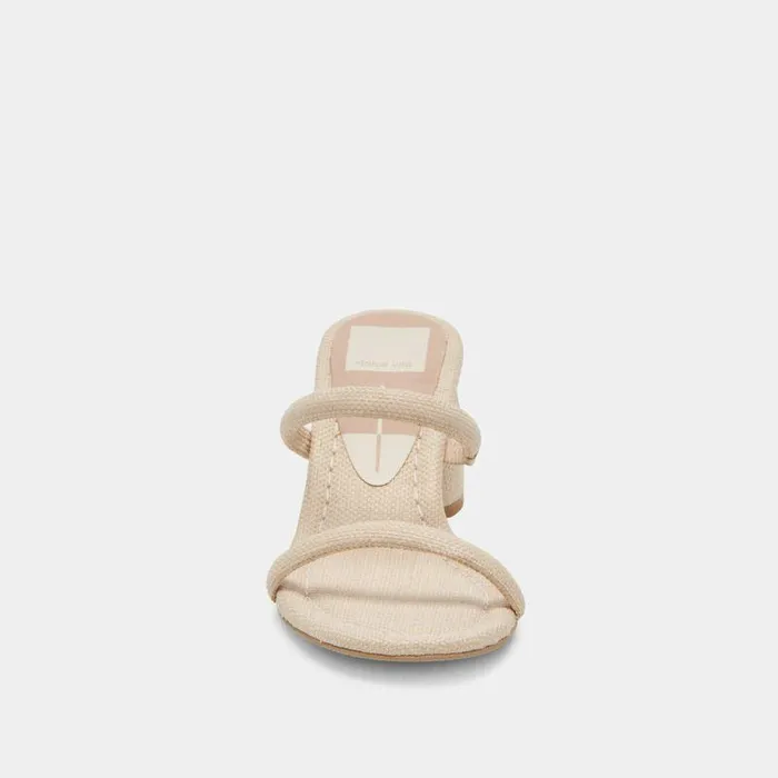 Heels Shop Dolce Vita Mandie Heels Oatmeal Raffia Oatmeal Raffia