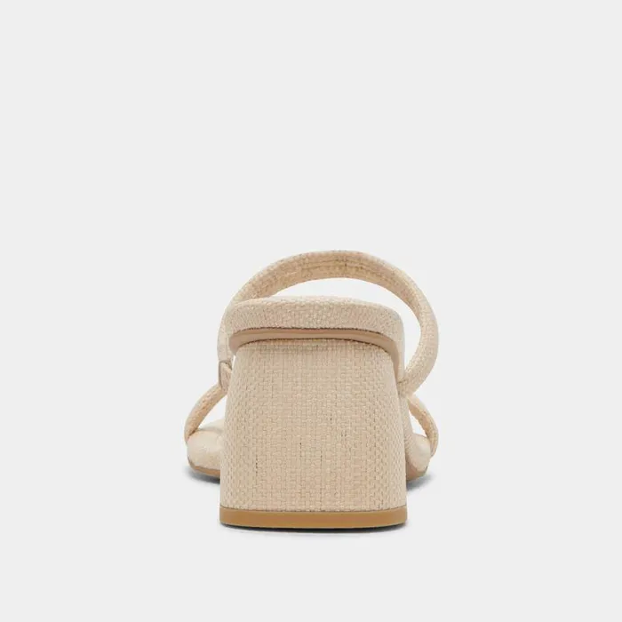 Heels Shop Dolce Vita Mandie Heels Oatmeal Raffia Oatmeal Raffia
