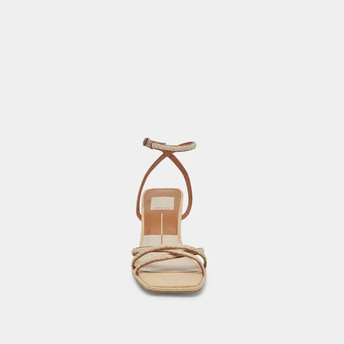 Heels Shop Dolce Vita Manji Braid Heels Brown Natural Jute Brown Natural Jute