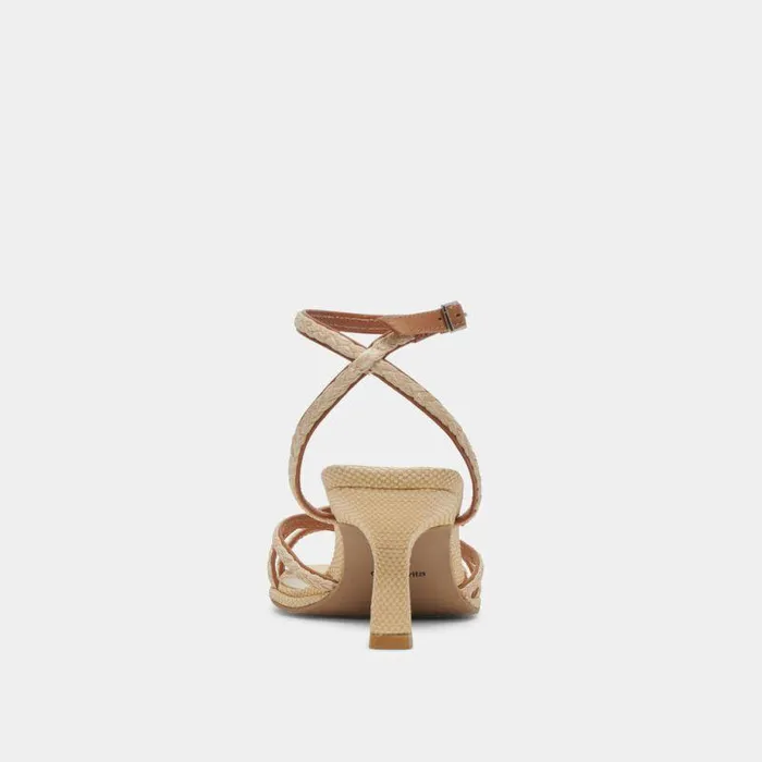 Heels Shop Dolce Vita Manji Braid Heels Brown Natural Jute Brown Natural Jute