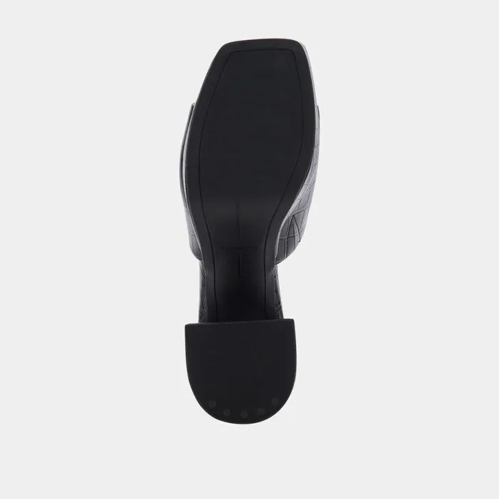 Heels Shop Dolce Vita Marsha Heels Noir Embossed Stella Noir Embossed Stella