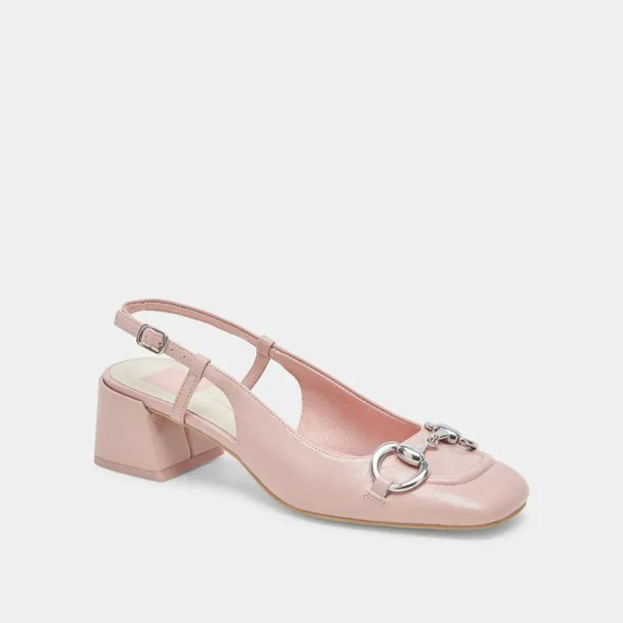 Heels Shop Dolce Vita Melli Heels Pink Crinkle Patent Pink Crinkle Patent