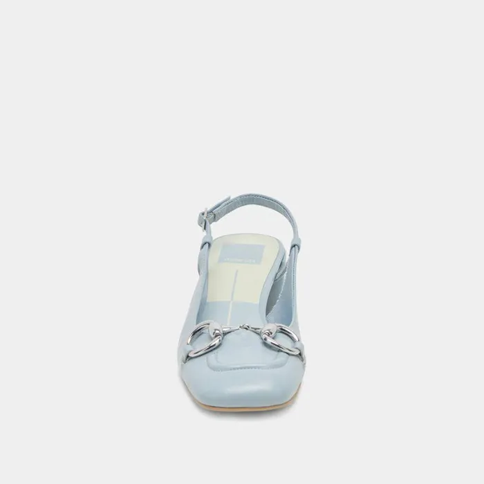 Heels Shop Dolce Vita Melli Heels Sky Blue Crinkle Patent Sky Blue Crinkle Patent