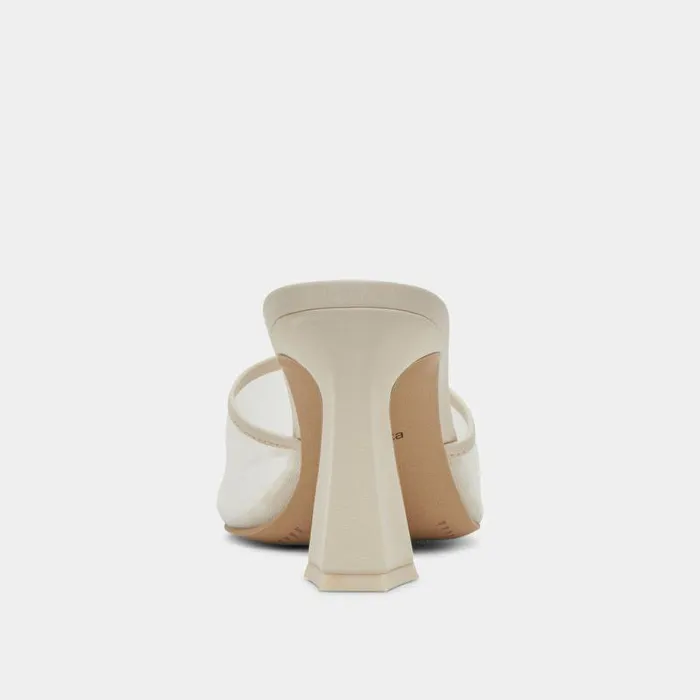 Heels Shop Dolce Vita Narda Heels Ivory Mesh Ivory Mesh