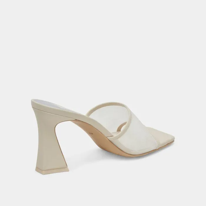 Heels Shop Dolce Vita Narda Heels Ivory Mesh Ivory Mesh