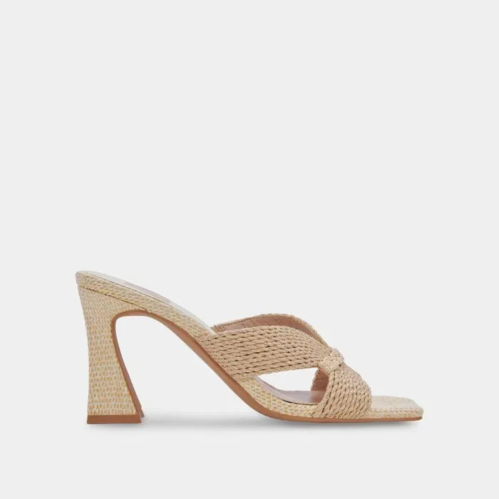 Heels Shop Dolce Vita Nitro Wide Heels Lt Natural Raffia Wide Raffia Heels Lt Natural