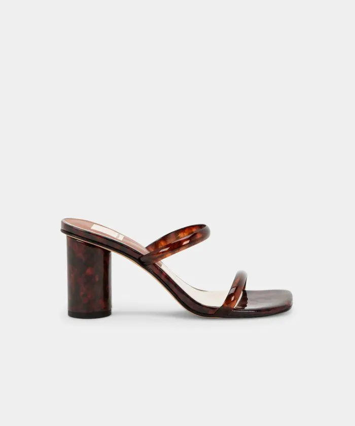 Heels Shop Dolce Vita Noles Heels Tortoise Women039s Chunky Round Heels Tortoise