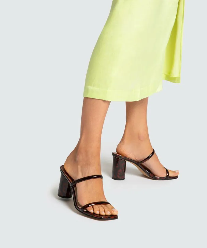 Heels Shop Dolce Vita Noles Heels Tortoise Women039s Chunky Round Heels Tortoise