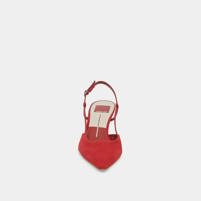 Heels Shop Dolce Vita Odela Heels Crimson Suede Crimson Suede
