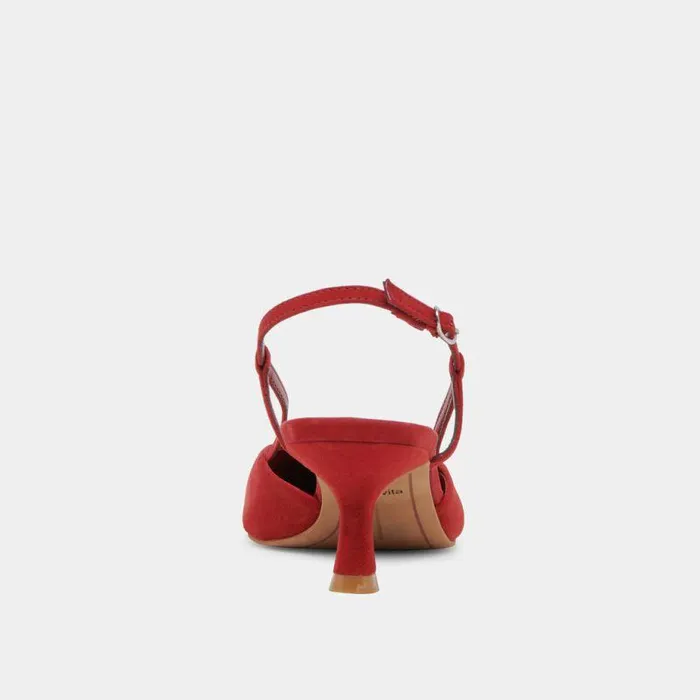 Heels Shop Dolce Vita Odela Heels Crimson Suede Crimson Suede