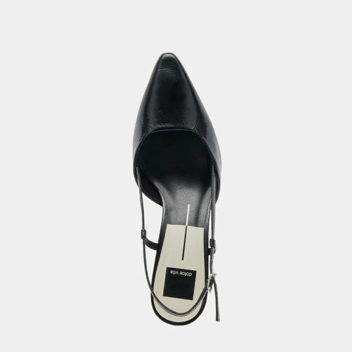 Heels Shop Dolce Vita Odela Heels Midnight Crinkle Patent Midnight Crinkle Patent