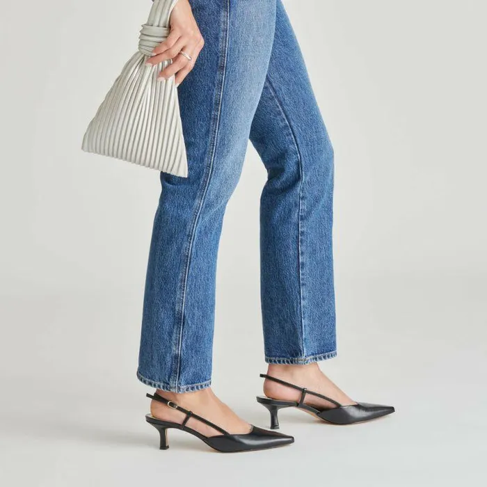 Heels Shop Dolce Vita Odela Heels Midnight Crinkle Patent Midnight Crinkle Patent
