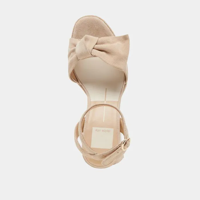 Heels Shop Dolce Vita Pacie Heels Camel Suede Camel Suede