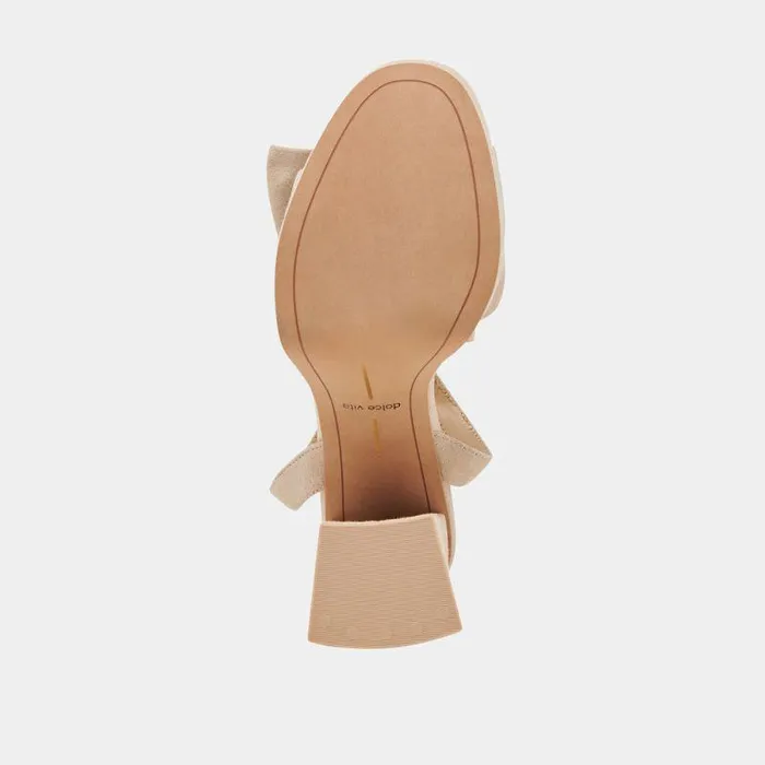 Heels Shop Dolce Vita Pacie Heels Camel Suede Camel Suede