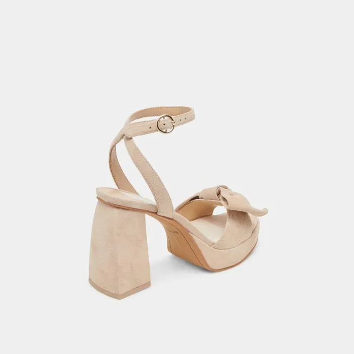 Heels Shop Dolce Vita Pacie Heels Camel Suede Camel Suede
