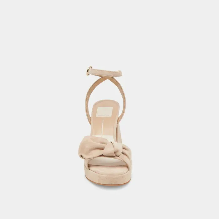 Heels Shop Dolce Vita Pacie Heels Camel Suede Camel Suede