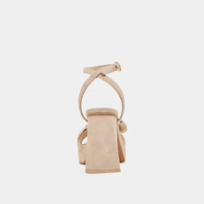 Heels Shop Dolce Vita Pacie Heels Camel Suede Camel Suede