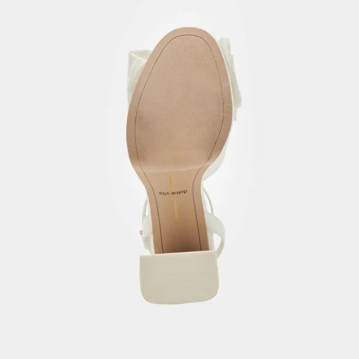 Heels Shop Dolce Vita Patton Heels Ivory Satin Ivory Satin