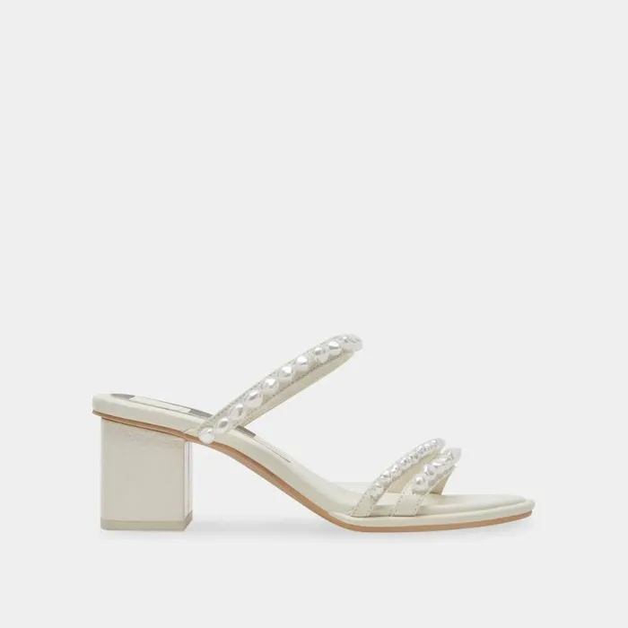 Heels Shop Dolce Vita Tinker Pearl Heels Vanilla Pearls Vanilla Pearls