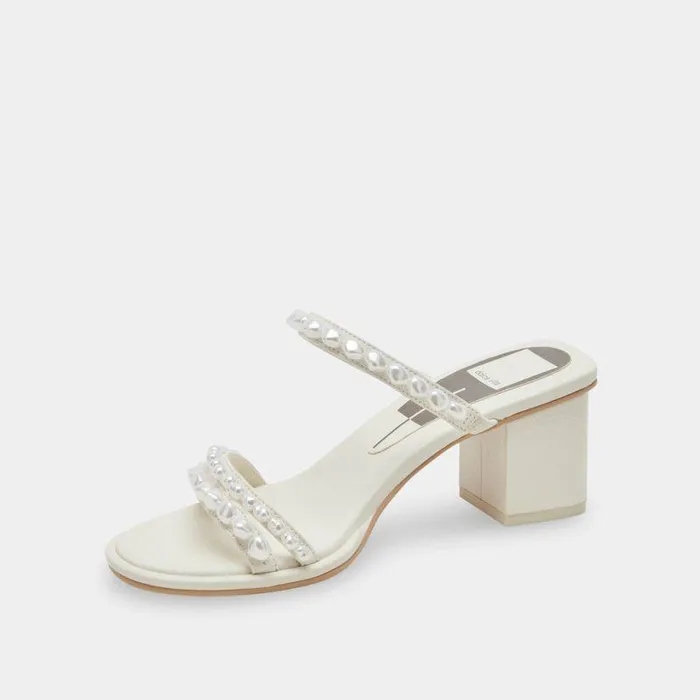 Heels Shop Dolce Vita Tinker Pearl Heels Vanilla Pearls Vanilla Pearls
