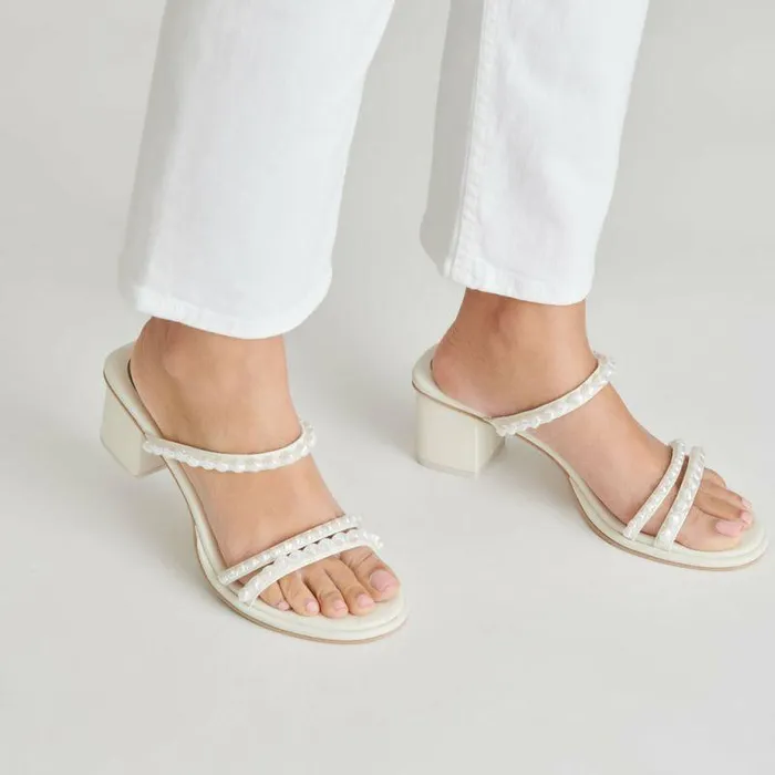 Heels Shop Dolce Vita Tinker Pearl Heels Vanilla Pearls Vanilla Pearls