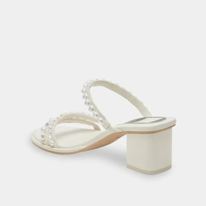 Heels Shop Dolce Vita Tinker Pearl Heels Vanilla Pearls Vanilla Pearls