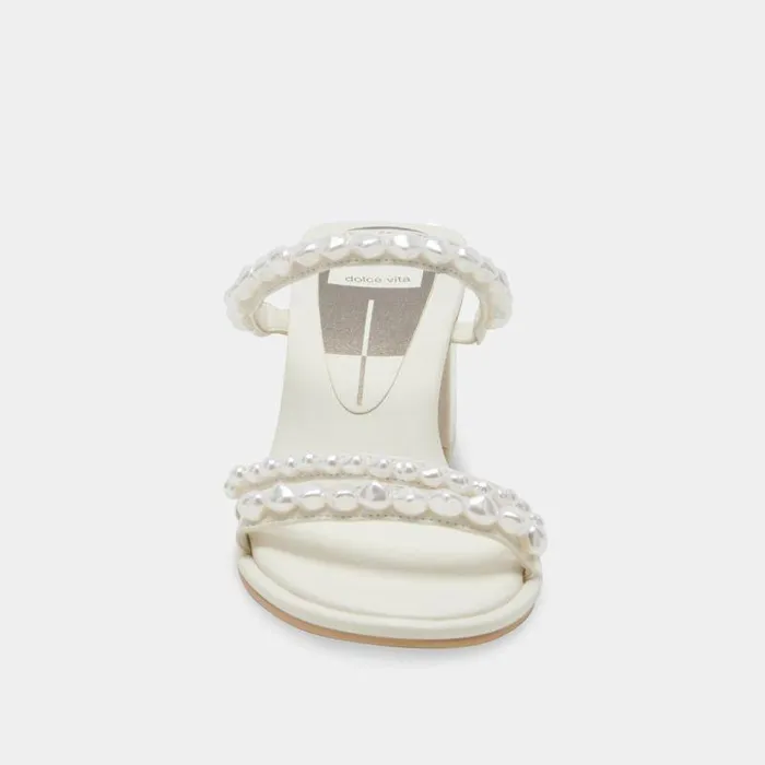 Heels Shop Dolce Vita Tinker Pearl Heels Vanilla Pearls Vanilla Pearls
