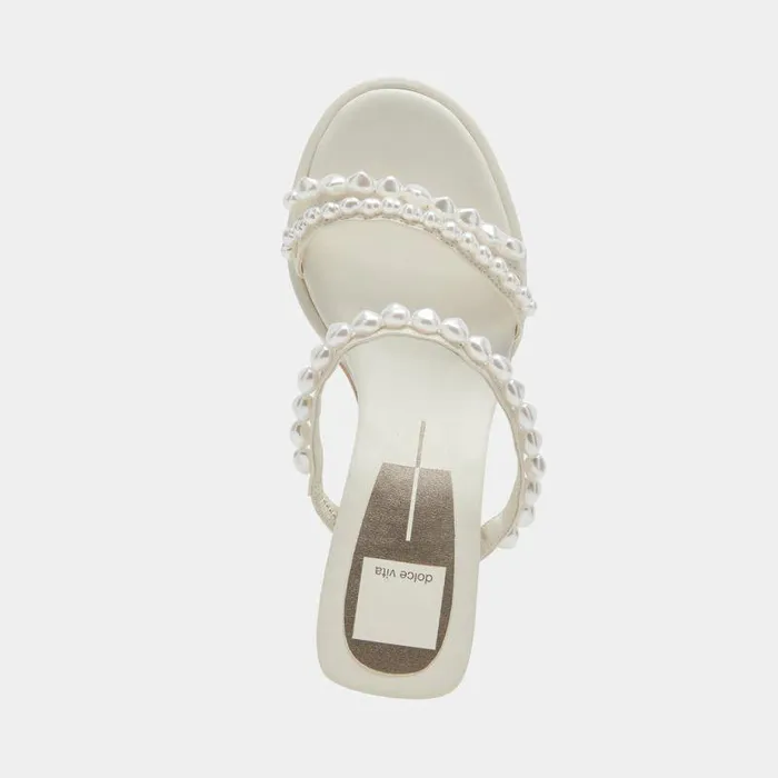 Heels Shop Dolce Vita Tinker Pearl Heels Vanilla Pearls Vanilla Pearls
